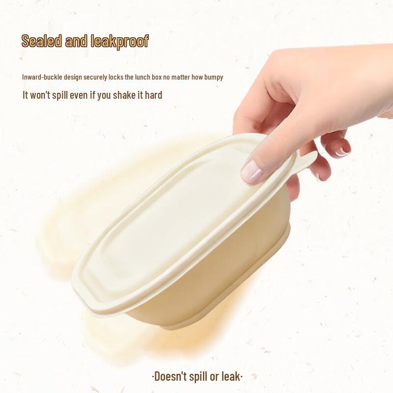 800ml Biodegradable Corn Starch Disposable Food Container