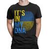 Ukraine It's In My DNA Ukrainian Flag Ukraine Flag T Shirt Y2K Casual T Shirts Fashion Tshirt For Men's Short Sleeves Tops