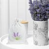10pcs Refillable Lavender Sachet Bags, Cotton Cloth Drawstring Pouches for Wardrobe Storage, White, 5.51x3.93 Inches, Ideal for Home, Weddings