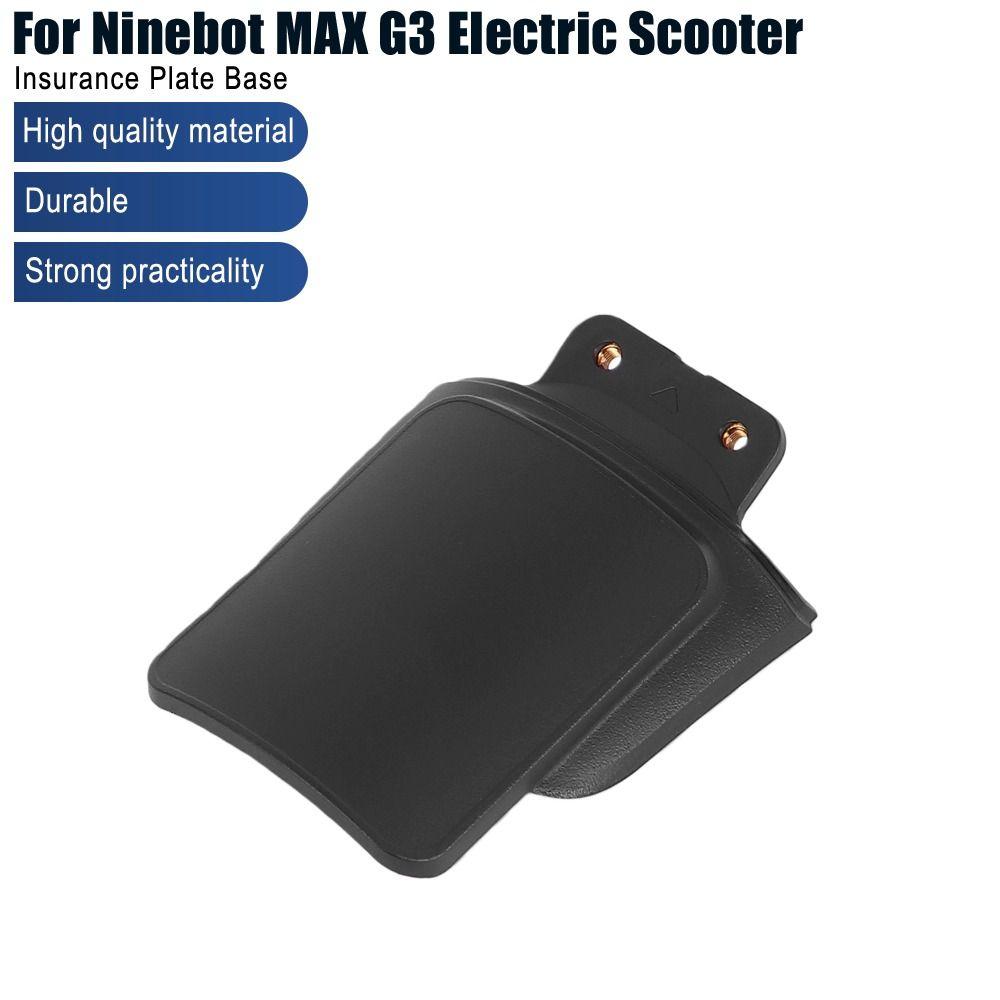 Base Mount Rear Fender License Holder Reflective Shell for Ninebot MAX G3 Night Riding
