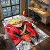 Naruto Indoor Carpet Large Area Rugs Non Slip Washable Floor Mat for Gamer Room Decoration