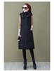Autumn Winter Women's Solid Color Hooded Vest Loose Thickening Warm Women's Sleeveless Jacket