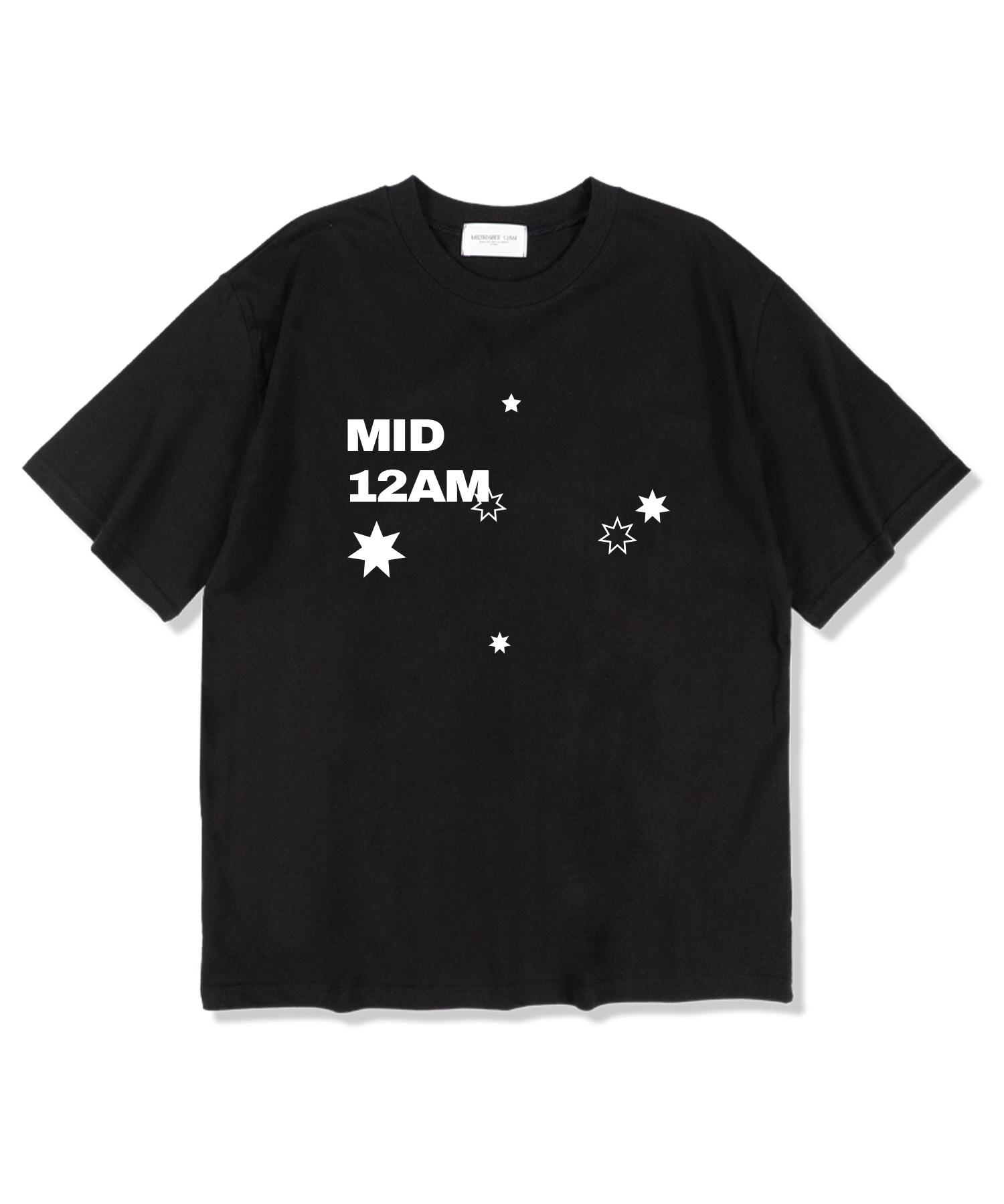 Midnight 12 Am Mid12 Star Short Sleeve T-Shirt Black L
