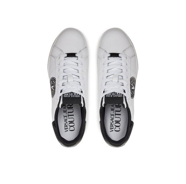 Мужские кроссовки Versace Jeans Couture 78ya3sk1 белые