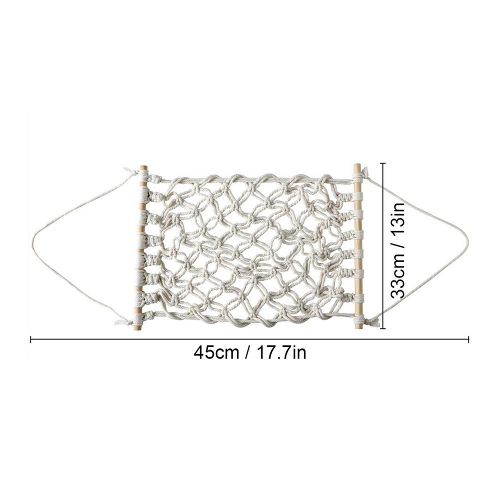Подвесная корзина для фруктов под шкаф Подвесная гамак-гамак для бананов Гамак-гамак для бананов Подвесной держатель для фруктов Макраме Вешалка для фруктов Ручная работа Бохо