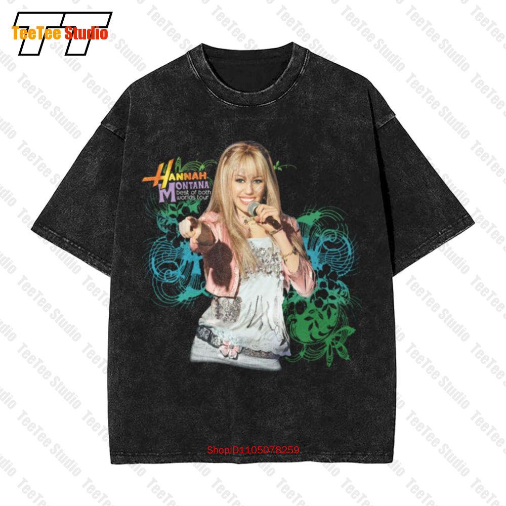 Hannah Montana Best Of Both Worlds Tour Vintage Oversized TShirt TYX S