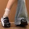 Velcro bread shoes women's 2025 new small board shoes fashion versatile student leisure sports white shoes