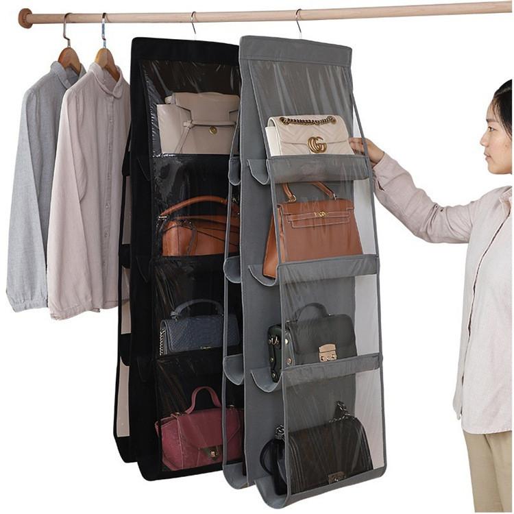 Purpose Hanging Multi Storage Bag With Thickened Double Sided Wardrobe Pouch