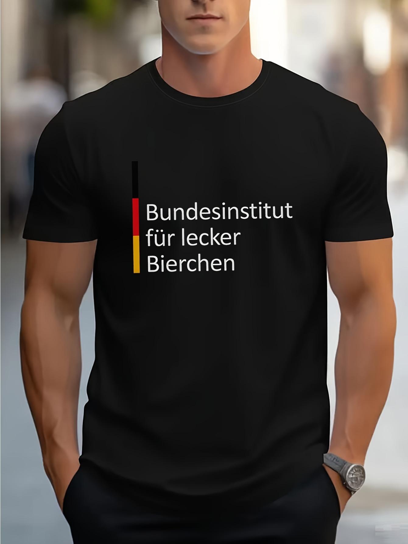 T-Shirt y2k German Beer Institute T Black/White S