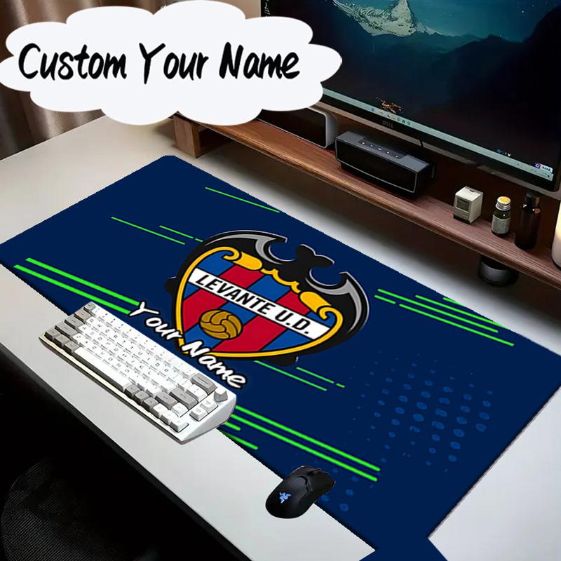 Custom Name Mouse pad Levante Fc Crest Design Mouse Pad Desk Mat, Non-Slip Rubber Backer Pad For Computer Notebook Gaming Mouse Pad Birthday Gift