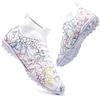 Kids Football Cleats Turf Grass Training Shoes Lightweight Synthetic Upper With Rubber Outsole