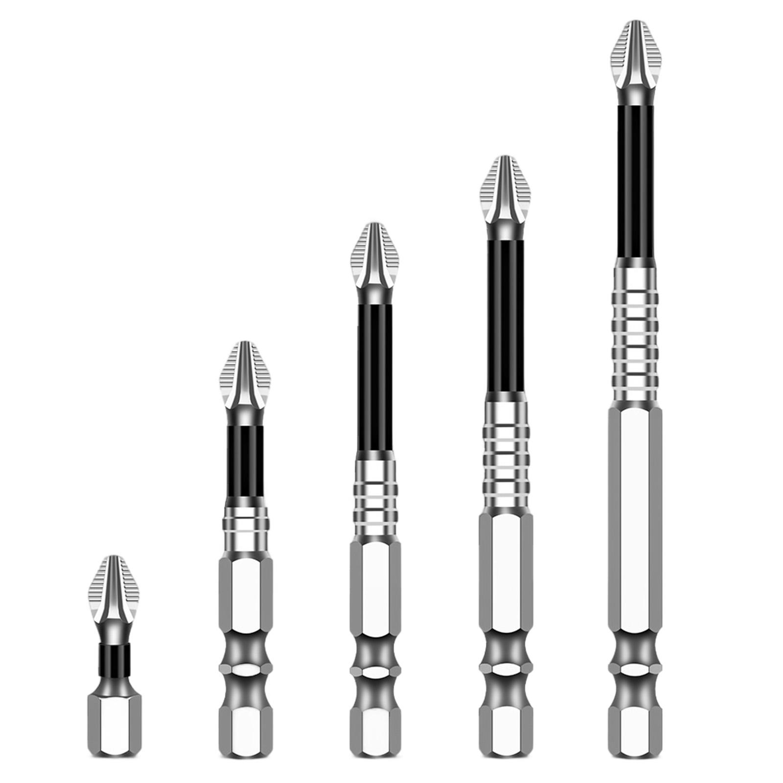 

Набор из 6 противоскользящих бит-отверток из высокопрочной легированной стали для различных винтовых спецификаций и проектов ручного ремонта B