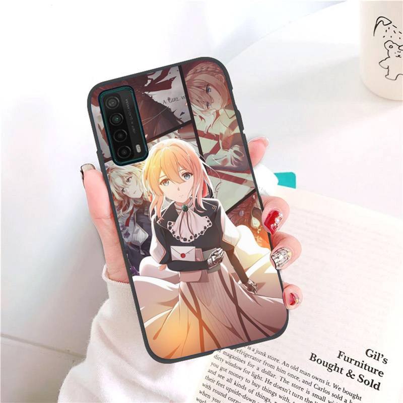 Etui na telefon Violet Evergarden dla Honor 7A Pro 7C 10i 8A 8X 8S 8 9 10 20 Lite Silikonowe Etui