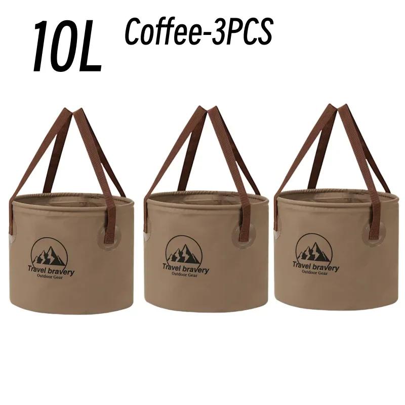 Durable Multi-functional Portable Basins Waterproof Collapsible Sink Bucket Travel Basin Camping Hiking Storage Bucket 10L/20L