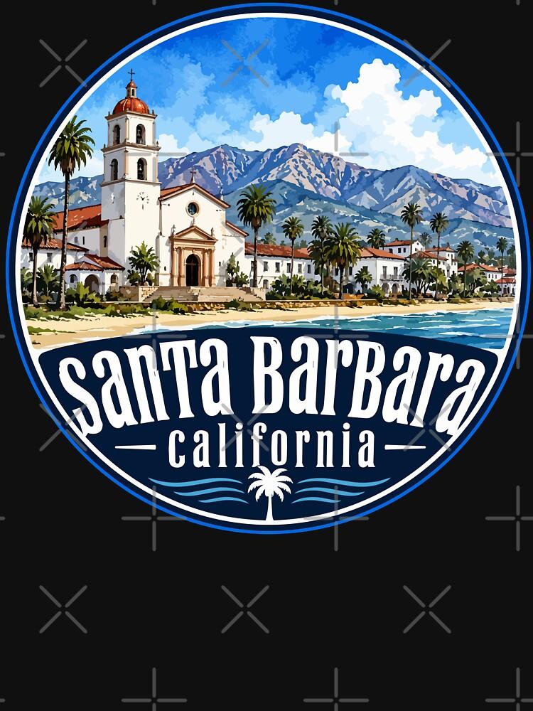Barbara Santa Barbara California Coast Watercolor Classic T-Shirt