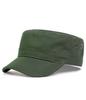 Outdoor Casual Flat Top Cap Military Style Sun Protection Hat Breathable Lightweight Adjustable Design for Men and Women