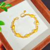 Broken gold ball striped bracelet, new Chinese retro Guochao bracelet, light luxury and versatile temperament jewelry