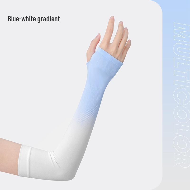 Men's UPF50+ UV Protection Ice Sleeves for Cycling & Driving