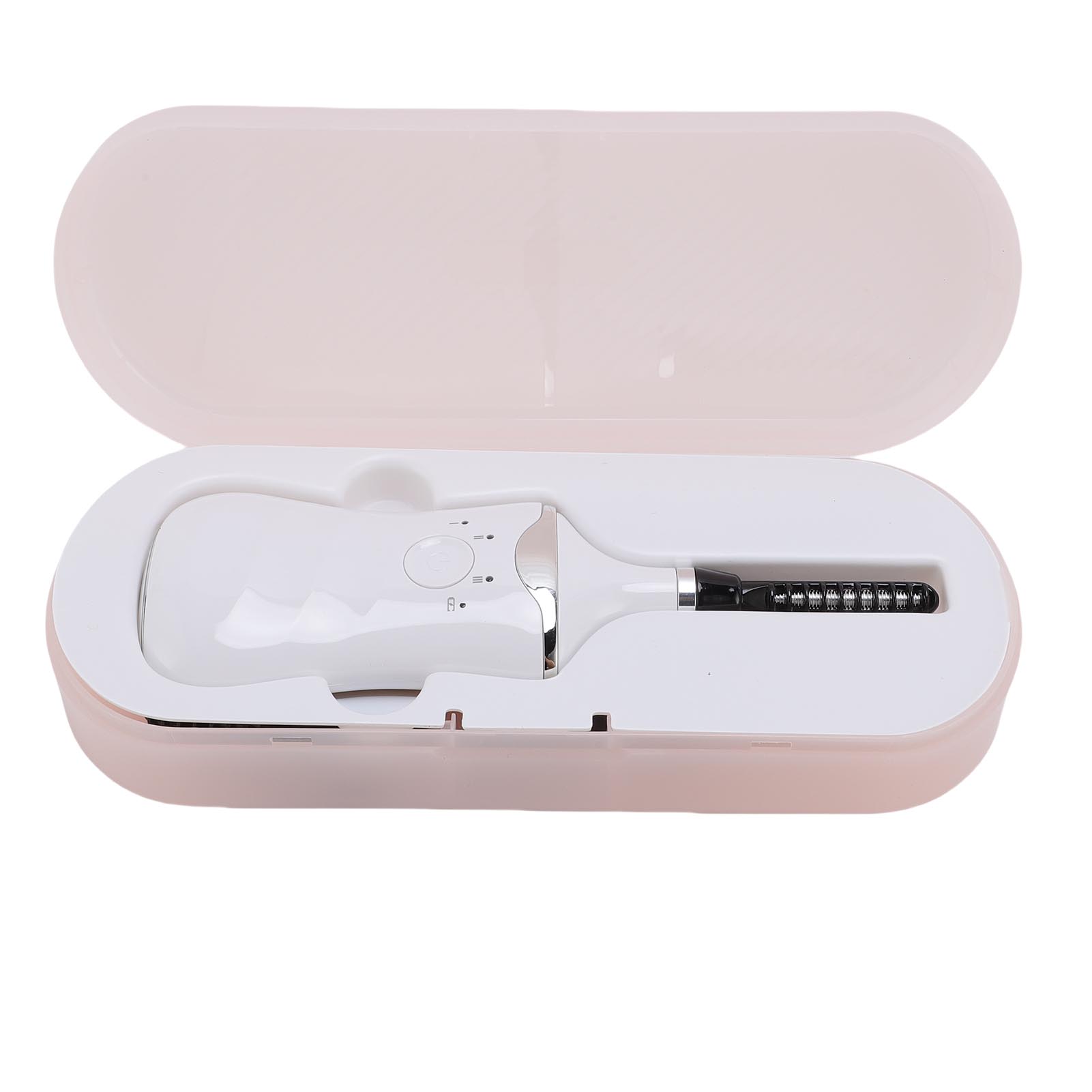 Electric Heated Eyelash Curler USB Charging 3 Temperature Modes with 3 Replacement Brush Head Heating Lash Curler