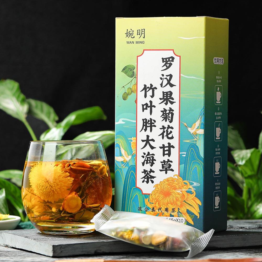 Panghai Kräutertee Chrysantheme Lakritz Luo Han Guo 10 Teebeutel 150g Englisch: Panghai Kräutertee Chrysantheme Lakritz Luo Han Guo 10 Beutel 150g