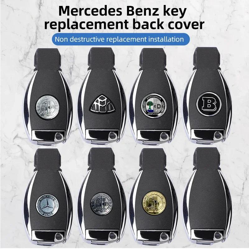 AABGS1 For Mercedes Benz Apple Tree AMG CLA GLA GLC GLE W204 W212 W220 W205 Key Case Rear Back Cover Key Shell Accessories