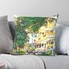 Mackinac Island Michigan Square Pillowcase Polyester Linen Velvet Printed Zip Decor Car Cushion Cover
