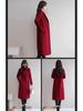 Trendy Plus Size Slim-Fit Mid-Length Wool Coat – Stylish Age-Reducing Spring/Autumn Outerwear