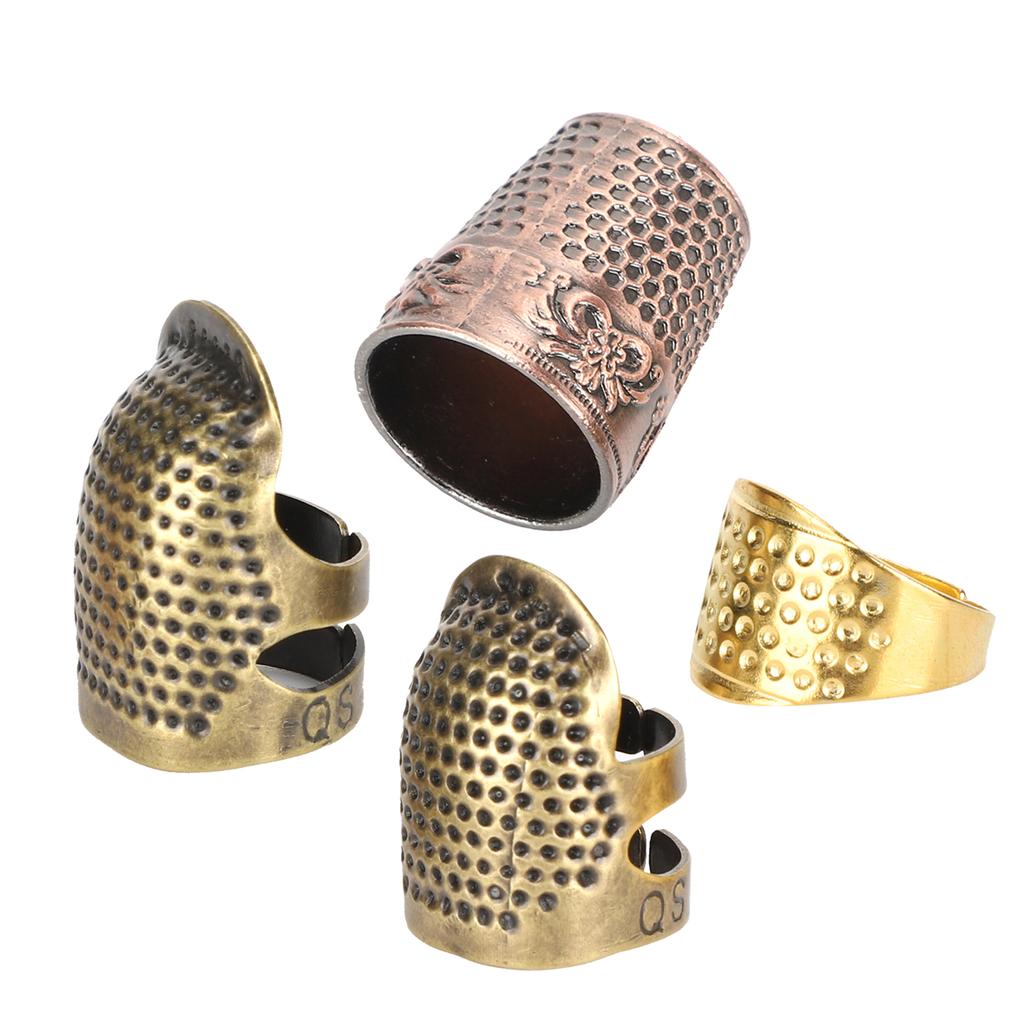 Zestaw naparstków do szycia Ochraniacz na palec Haft krzyżykowy Gospodarstwo domowe Ręczne Robienie na drutach Pikowanie DIY Narzędzia