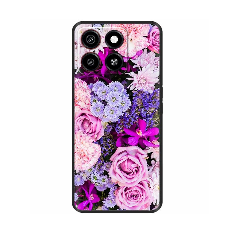 For ZTE Blade A35 Case Phone Case Cute Patterns Soft Liquid Silicone Cover For ZTE Blade A55 ZTEA35 ZTEA55 Protector Shell Cases