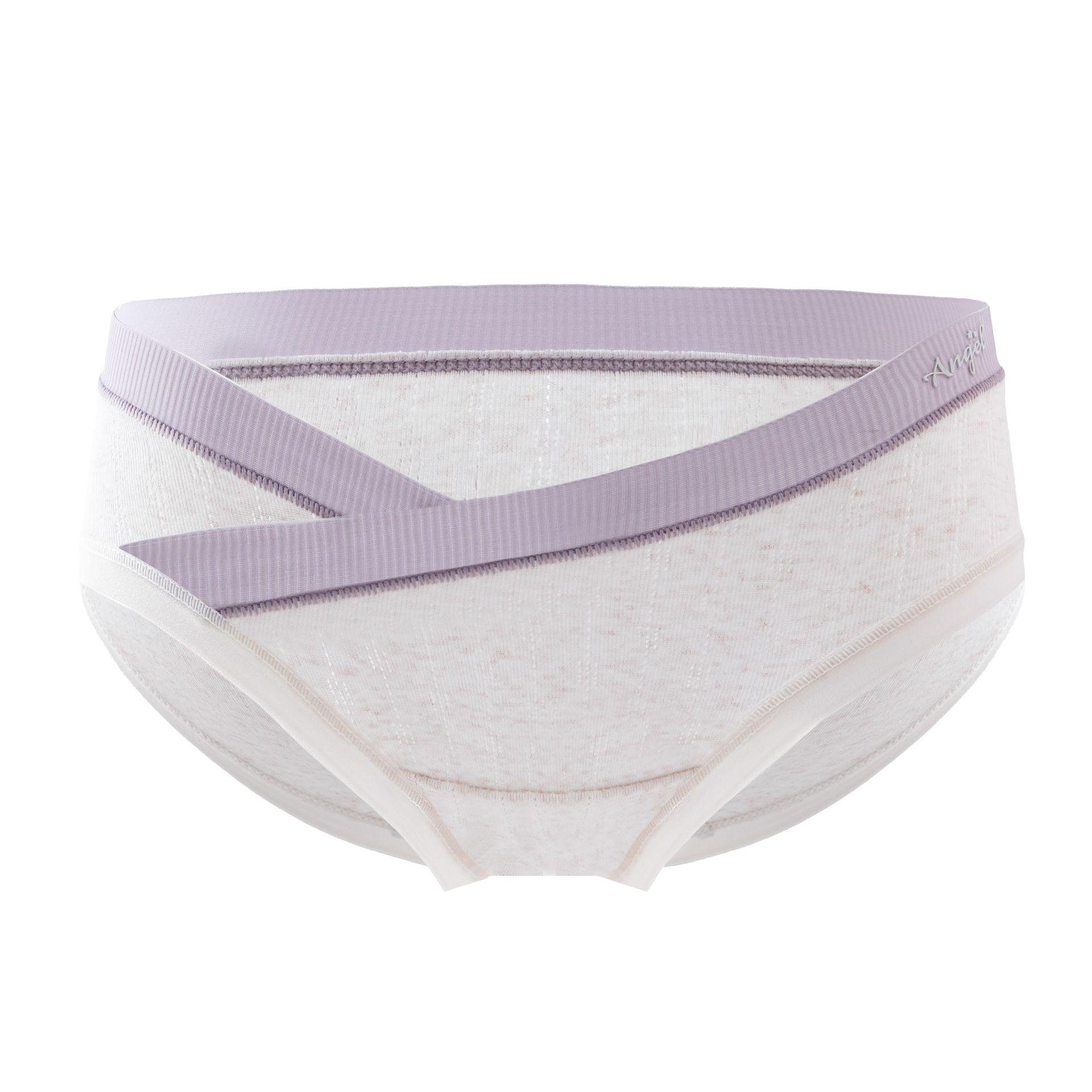 

Трусы для беременных с V-образным вырезом и низкой посадкой, с антибактериальной ластовицей из чистого хлопка - Идеальны для всех этапов беременности L (90-110 cm)