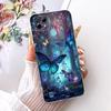 Clear Cover For Realme C21 Case RMX3201 Cute Cat Fashion Butterfly Funny Painted Phone Casing For Real me C21