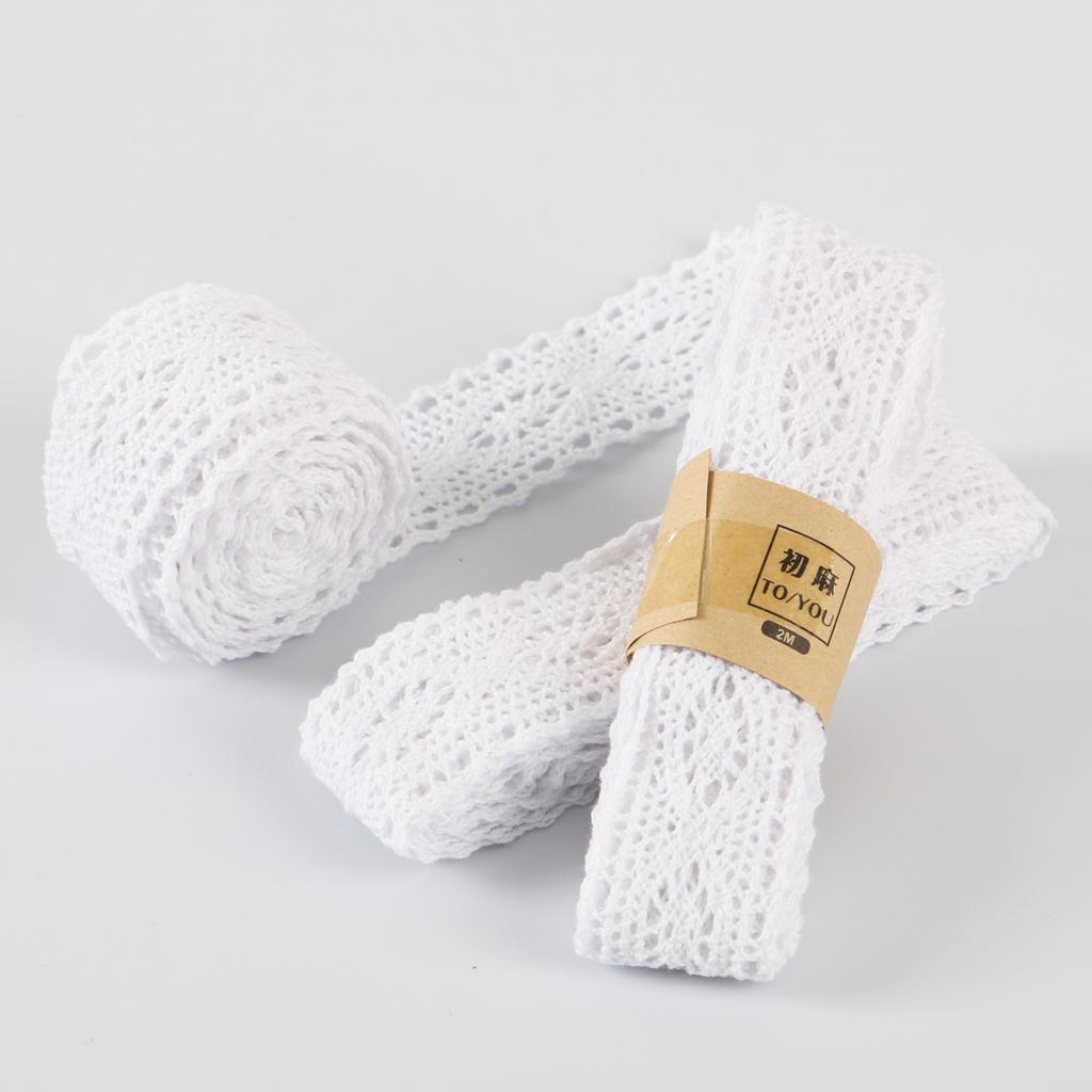 2 Size Retro Hollow Lace Ribbon, Ribbon, Used for DIY Crafts, Shoe and Hat Lace, Wedding Clothing Accessories