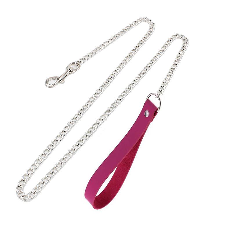 Set Exagerat Guler cu Nituri și Lesă pentru Adulți