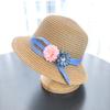 Kids Straw Hat Spring And Summer Foldable Sunshade Caps Beach Cap Sweet Fisherman