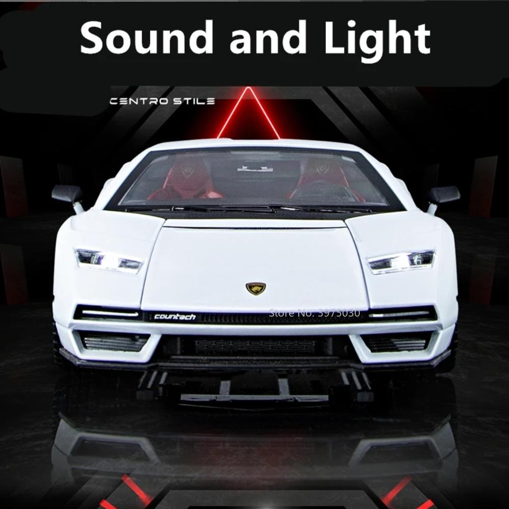 1/24 Lamborghini Countach LPI800-4 сплав спортивная модель автомобиля литая игрушечная — фото 17