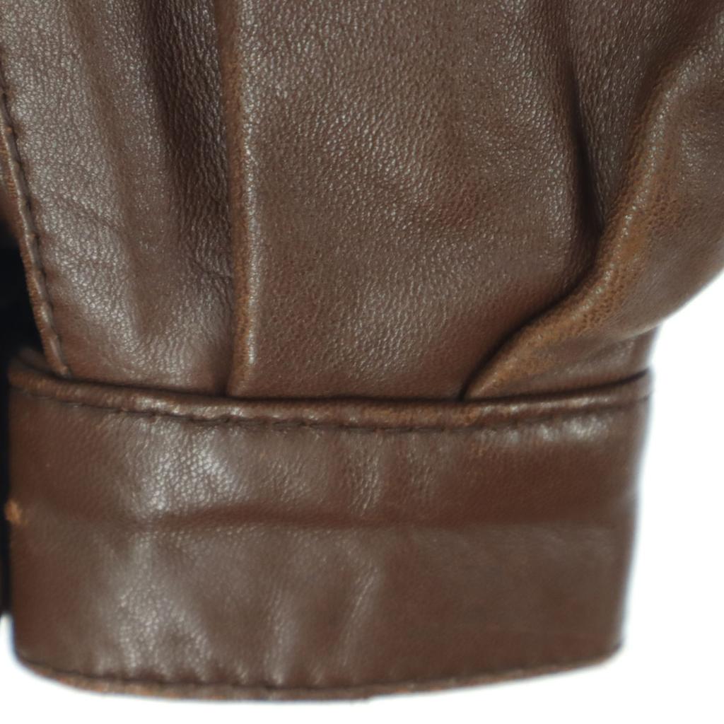 ArtesaniaTextil Made in Spain Long sleeve leather jacket M Brown Women Used