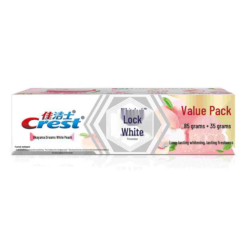 

Crest Peach Flavor Whitening Toothpaste Value Pack