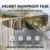 Universal Motorcycle Helmet Clear Patch Film Anti-fog And Rain Film Nano Coating Sticker Film Helmet Motocross 1PC