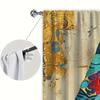 Artistic Cat Print Printed Curtain Home Decor Window Treatment Bedroom Kitchen Living Room With Rod Pocket Polyester Perfect For Great