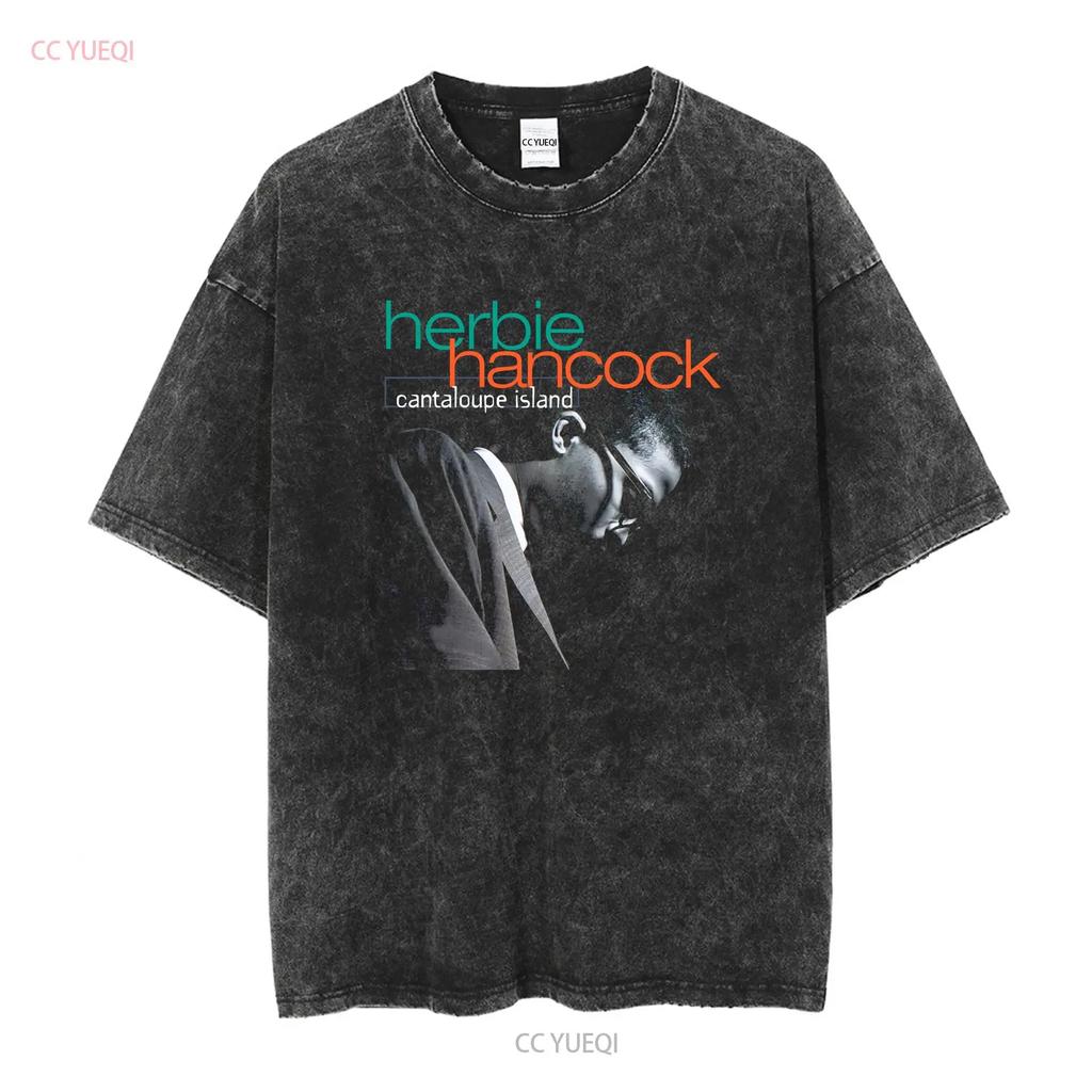 Cantaloupe Island Remastered Herbie Hancock Tričko Freddie Hubbard Ron Carter vintage Vypraná Lehce designové oblečení pánské