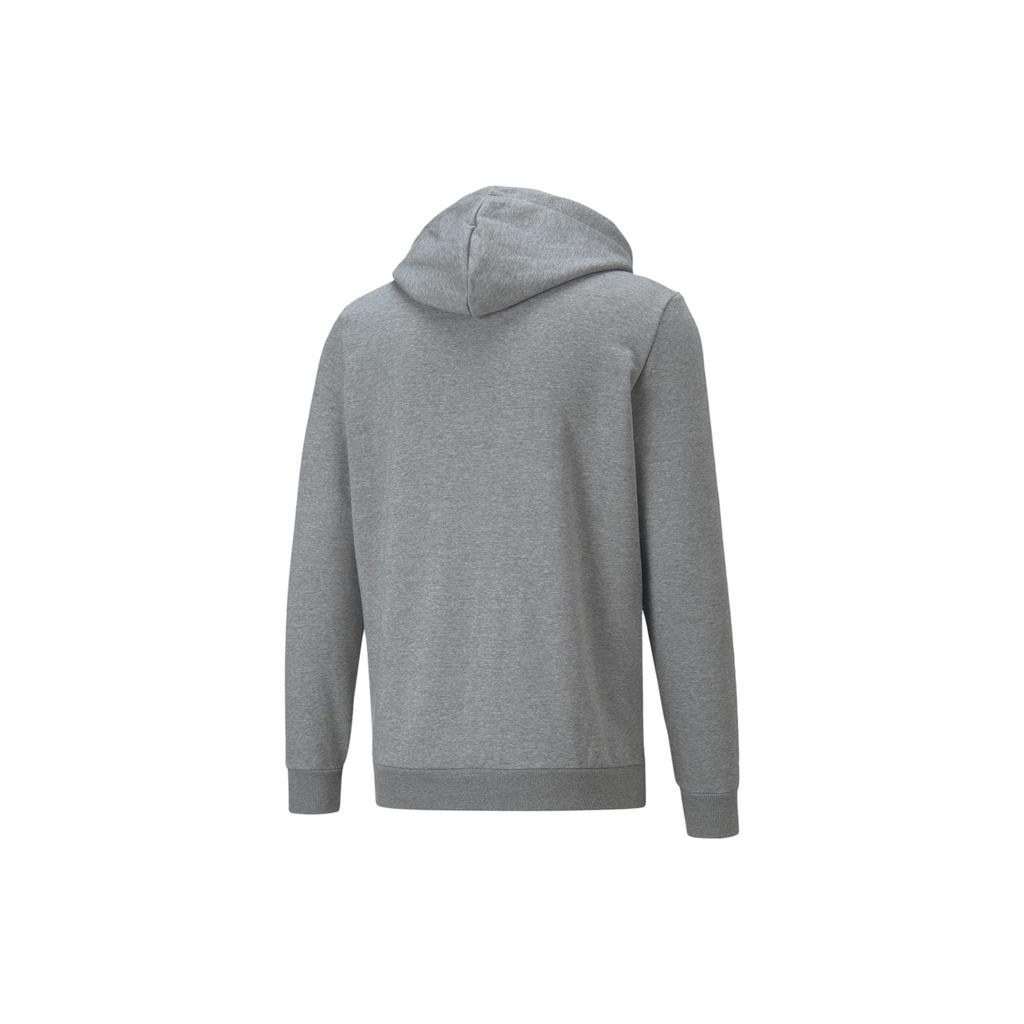 Puma Essentials Full Zip Hooded Sweatshirt Men Sweatshirts Gray 84724202