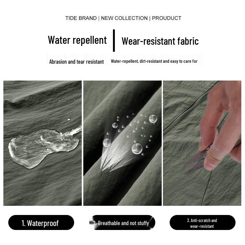 ROMON Men's Autumn Outdoor Casual Stand-Collar Jacket