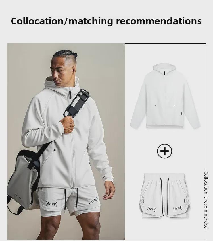 Cárdigan Holgado con Capucha para Hombre de Estilo Coreano: Sudadera de Manga Larga con Cremallera para Primavera/Otoño