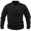 Men's Sweatshirt Stand Collar Sweater Pullover Outdoor Warm Tactical Bottoming Shirt