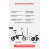 12 Small Bike cycling City Mini Folding Bicycle For Male And Female Students Portable Ultra Light Transmission Disc Brakes