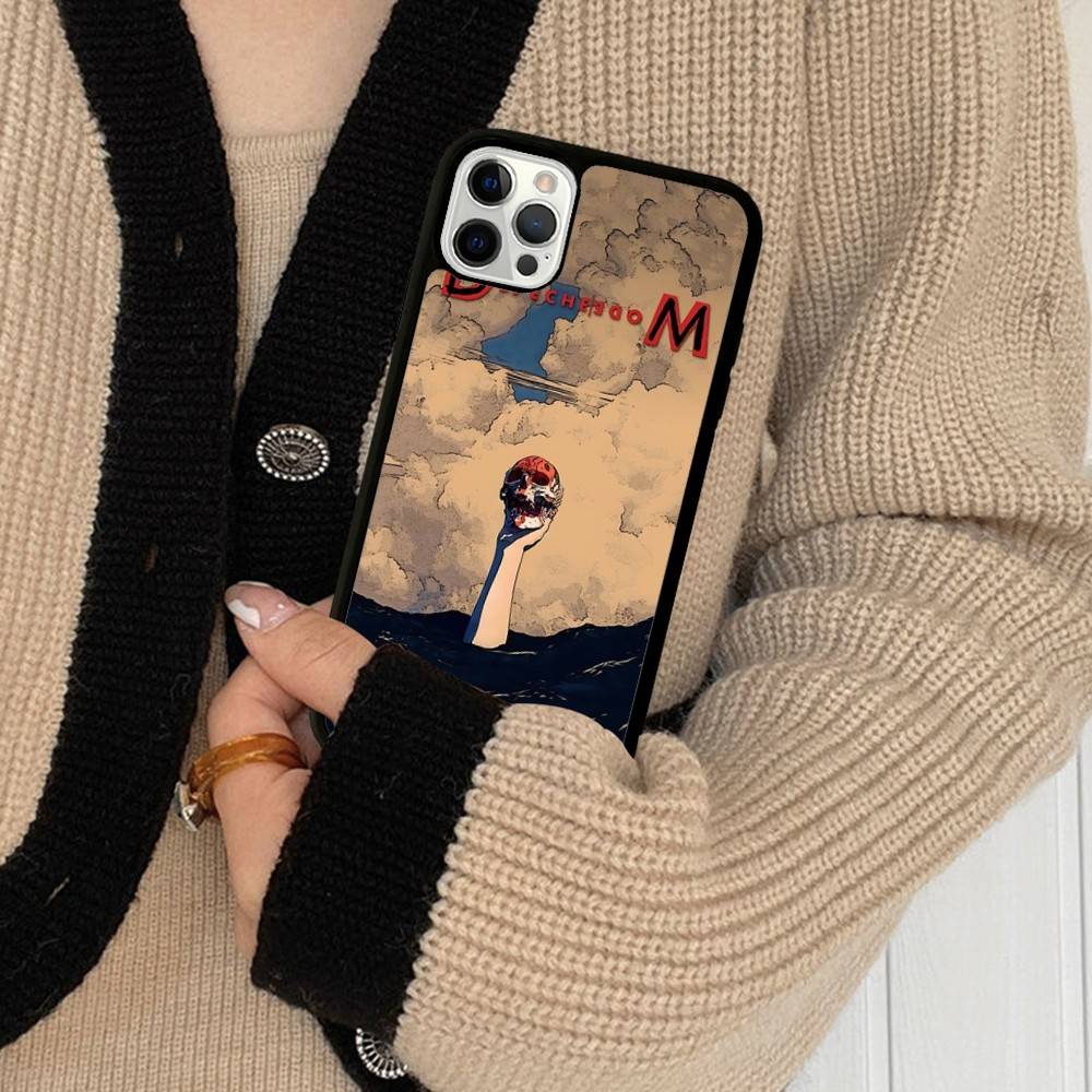 Custodia per Telefono Rock D-Depeche Cool Mode Per IPhone 16 Pro Max 15 14 Plus 14 13 12 11 17 Cover Posteriore in PC+TPU