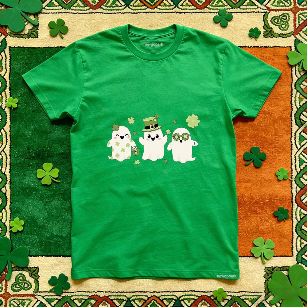 St Patricks Day lucky Irish green t shirt Unisex cotton Casual festival graphic t shirts Adult Party tee festival Shortsleev