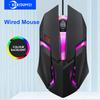 USB Kablolu Mouse RGB Renkli Mouse 5000 DPI Oyuncu Mouse Optik Kablolu Mouse Fareler Ergonomik Mouse PC Bilgisayar Laptop Macbook için