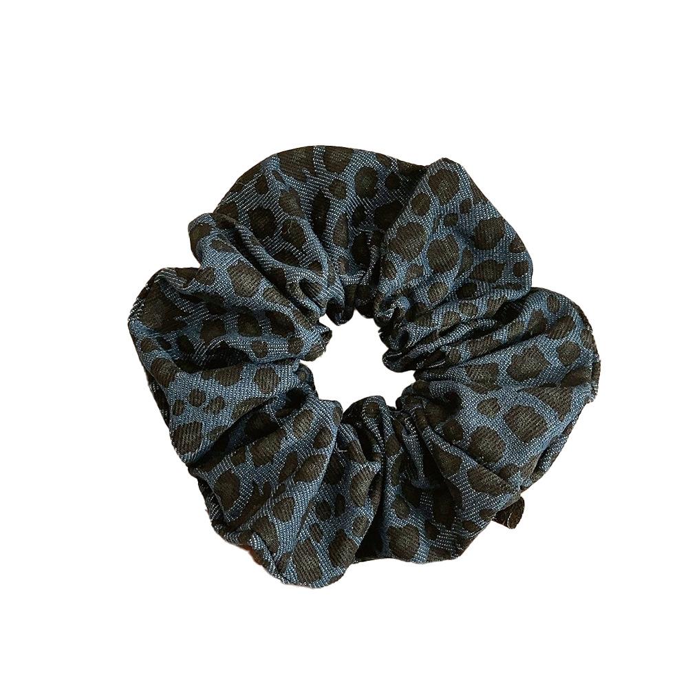 New Autumn/Winter Large Leopard Pattern Large Intestine Hairband Balls Hair Rope Lazy Wind Rope Versatile Hair Accessories