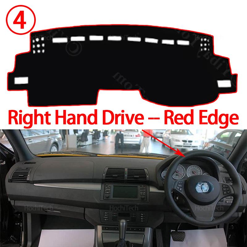 For BMW X5 E53 1999 2000-2006 Car Dashboard Cover Avoid Light Pad Sun Shade Anti-UV Carpets Non-Slip Case Mat 2001 2002 2003